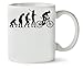 Produktbild Human Evolution Cycling Klassische Teetasse Kaffeetasse