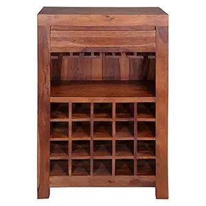 SS WOOD Furniture Sheesham Wood Wooden Wine Rack | 20 bootles