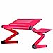 Produktbild WAWZJ Computertisch Aluminium - Legierung Klappbett Mit Kühlung, Computer, Schreibtisch,Rose Red