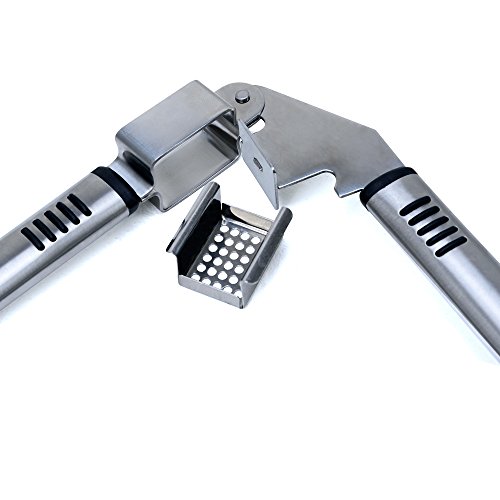 Knoblauchpresse Zwiebelpresse Ingwerpresse Fruchtpresse Gemüsepresse Edelstahl - 6