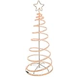 WeRChristmas Flashing 3D Spiral Christmas Tree Rope Light Silhouette, 5 feet/150 cm - White (Garden &amp; Outdoors)
