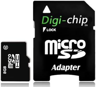 Digi-ChipHIGH SPEED 8GB CLASS 10 MICRO-SD MEMORY CARD FOR SAMSUNG A687 STRIVE, ANCORA , C3350, C3520, B7610 OMNIAPRO, E2600 , GT-E2600, CONQUER 4G, TRENDER, i900 OMNIA, I907 EPIX, JET C4, JET ULTRA CLASS 10, M7600 BEAT DJ, M8800 PIXON, M8910 PIXON 12, WAVE 2, 525, Y LAFLEUR EDITION, S5550 +SD AD +USB AD, S8000 JET , JET 2, S8300 TOCCO C4 ICON, S8500 WAVE, SGH-T989, ST500 ST1000, STAR 3 DUOS S5222 , STAR 3DS, T749 HIGHLIGHT, XCOVER 271 , B2710 MOBILE PHONE