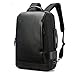 Produktbild Wasserdichter 15,6-Zoll-Laptop-Rucksack Mit Diebstahlsicherung Und USB-Ladeanschluss, Smart Compartment Invisible Computer-Reiserucksack, Schwarz (Farbe : Schwarz, größe : 45×32x16CM)