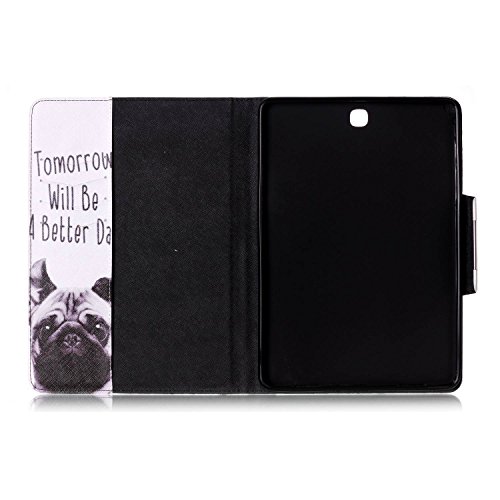 Samsung Galaxy Tab A 9.7 SM-T550 Hülle, Deenor Bunt Painting und Stilvoll Brieftasche Tasche PU Leder Flip Protective Stand Tasche Schutzhülle Hülle für Samsung Galaxy Tab A 9.7 SM-T550.[Dog] - 7