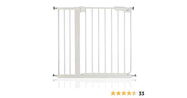 Babydan Danamic Barriere De Securite Bebe Enfant En Pour Escalier Blanc 79 5 87cm Amazon Fr Bebe Et Puericulture