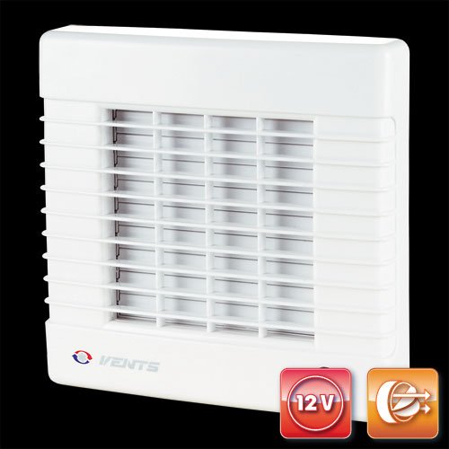 Preisvergleich Produktbild Haus- / Badlüfter mit automatischer Jalousie - Ø150mm, 12V (9235)