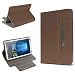 Produktbild UC-Express Trekstor Surftab B10 Tasche Schutz Hülle Tablet Schutzhülle Tab Case Cover 10.1, Farben:Braun