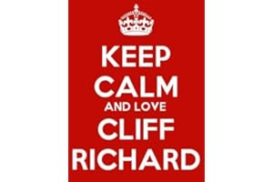 Top Banana Gifts Keep Calm and Love Cliff Richard Fridge Magnet, 9 x 6 cm