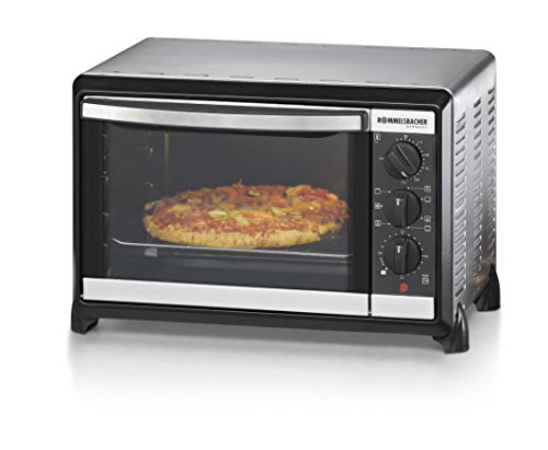 ROMMELSBACHER BG 1055/E Kleinbackofen mit Umluft / 18 Liter / 7 Heizfunktionen / Doppelverglasung mit Backraumdichtung / Innenbeleuchtung/ Top Zubehör / 1050 W / Edelstahl - 8