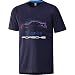 Produktbild adidas Originals X Porsche Turbo Tee Shirt M63075 Elfer 911 Grau, Größe:S, Farbe:Navy