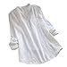 Produktbild Geili Casual Frauen Stehkragen Langarm beiläufige Lose Tunika Tops T Shirt Bluse Damen Sommer Herbst Langarmshirt Freizeit Oberteile
