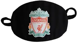 FameUs Football Club Logo Printed Black Color Protective Gear/Dust Guard