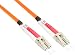 Produktbild Patchkabel LWL Duplex OM2 (Multimode, 50/125) LC/LC, 20m, Good Connections®