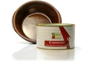 CELLIER DU PÉRIGORD Cassoulet aux Manchons de Canard Confits 1500g et sa Cassole en Terre Cuite