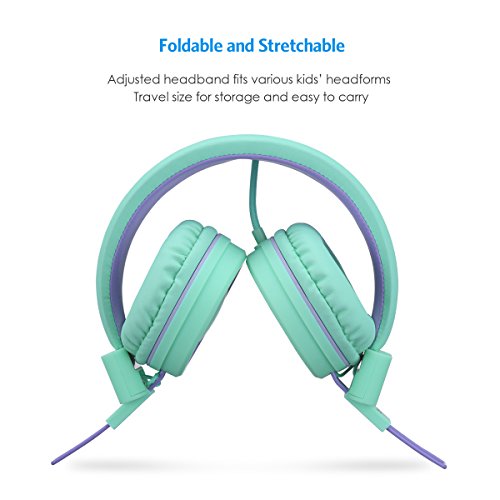Criacr-Kids-Headphones-Wired-Over-Ear-Headphones-Lightweight-Adjustable-Foldable-Headset-for-Cellphones-iPhone-iPod-Laptop-Computer-Mp34