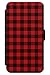 Produktbild Case Warehouse iPhone 7 Plus / 8 Plus Rot Schwarz Prüfen Schutz Gummi Handyhülle TPU Bumper Tartan Rob Roy Kariert Mode Macgregor