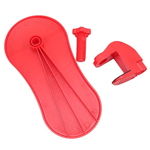 HENGSONG 1x PC Computer Laptop Arm Handgelenkauflage für Ausflüge Tabelle Pad Unterstützung Unterarm Armlehne (Rot) - 4