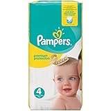 Pampers Premium Protection Gr&ouml;&szlig;e 4 (Maxi) 8-16 kg Monatsbox, 1er Pack, 1 x 168 Windeln
