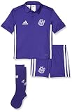 Ropa deportiva Adidas adidas OM 3 Mini Conjunto Equipación Olympique De Marsella, Unisex, (tinene/Blanco), 110