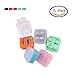 Teenitor® Top Quality Dual EyeLiner Lipliner Sharpener with Cover Pack of 5(Fast Shipping by FBA)