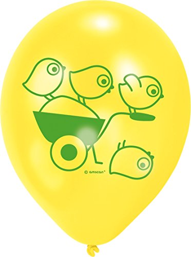 amscan Luftballon Farm Fun rund sortiert 6 Stück - 2
