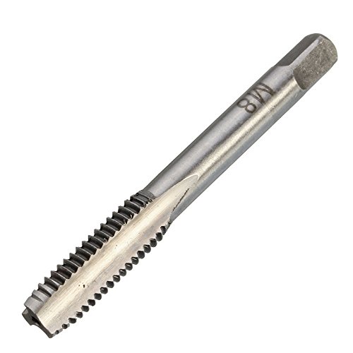 Fortag 5 teilig HSS Gewindebohrer Set Handgewindebohrer Satz Schälanschnitt Metrisch Bohrer Schraube Senker Werkzeuge Bohrer-Bit Set M3-M8 - 4