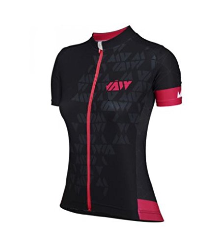 Women's Cycling Jersey, Developed by riders, for riders, the JAW CRYSTAL SERIES Jersey is built for riders who demand endurance and all day comfort, Lightweight skin touch fit, Made from the legendary Italian MITI fabric, Moisture control quick dry technology, UV & Antibacterial protection, Carbon fibre mesh panels for added breathability. The Jersey of choice for the serious rider.