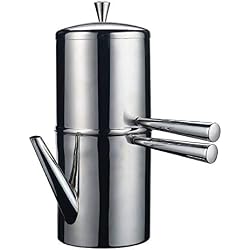 Ilsa Cafetière napolitaine en acier inoxydable 9 tasses