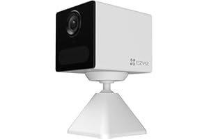EZVIZ CB2 1080P - Telecamera di sorveglianza WiFi per interni senza fili, batteria 2000 mAh, videocamera per bambini WiFi 2.4 Ghz, rilevamento persona, 5 m visione notturna, audio bidirezionale, tipo