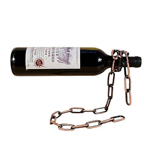 Golden Seeds Kette Weinflaschenhalter Bottle Holder Magie Chain Hängeweinregal Weinständer - 5