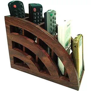 RK HomeDecor Handcraft Wooden Remote Stand