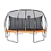 Produktbild Gartentrampoline Trampolinnetz Innen- und im Freienprallbett mit schützendem Netzfederbungee-Sprungbett elastischer Eignungstrampoline (Color : Black, Size : 2.44m in Diameter)