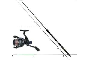YOICN LTH Shakespeare 8ft Beta Quiver/Feeder Fishing Rod &Oakwood R30 Reel & Line Combo