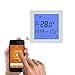Produktbild Yangge Yujum Programmierbare Thermostat WiFi-Funktion Elektroheizung Temperaturregler LCD Display Touchscreen Thermostat 16A