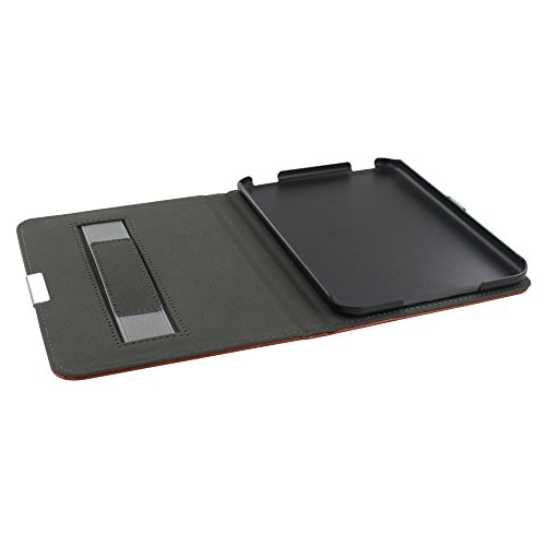 Hülle für Tolino Shine 2 HD ultradünne Tasche Case aufklappbare Schutzhülle mit Ruhemodus und Magnetverschluss Kunstleder Flip Etui Cover braun - 7