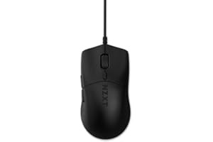 ‎NZXT NZXT Lift 2 Symm | Lekka symetryczna przewodowa mysz do gier | Lekka konstrukcja 58 g | 8K Polling Rate | Przełączniki optyczne | Czujnik optyczny 26K DPI | Stopy 100% PTFE | Czarny