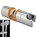 Produktbild Handbrause Halterung, ABS 18-25 mm Verstellbar Brausehalter Duschhalterung, 360° drehbar, Verchromt (Gelb)