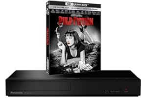 MULTIREGION Blu-ray Player Compatible with Panasonic DP-UB150 MULTIREGION DVD Regions 1-8 - Blu-ray Region B - Bundle Including Pulp Fiction 4K UHD Disc