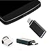 Produktbild USB 3.1 Typ-C Adapter USB Converter Stecker Type C - OTG TYP C-USB-Stecker USB Kupplung Buchse OTG Android Robot Für Lenovo Moto Z Play - Grau