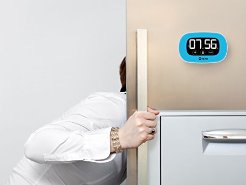 Digital Küchen Timer. Elektronische Speicher Timer Digital. Ziffern und die neuesten magnetischen Rücken. Zählt auf und ab. Lauter Alarm (Blau) - 4