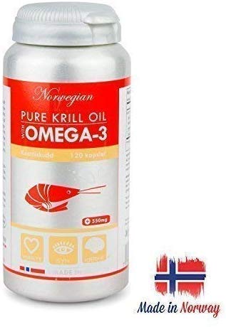 Premium Norvégien Pure Krill Huile Omega-3 120 Capsules Norvégien Pharma