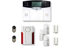 TIKE SECURITE Alarme Maison sans Fil 2 à 3 pièces MN Mouvement + Intrusion + sirène extérieure - Compatible Box Internet