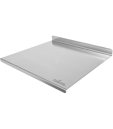 Zassenhaus Edelstahl-Arbeitsplatte – 50x40 Cm, Mit Skalierung & Anschlagkante, Antibakteriell, Für Teig & Fleisch