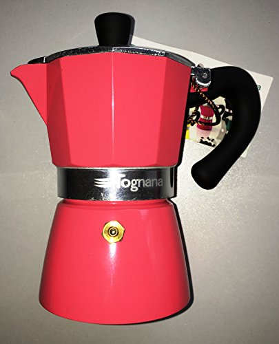 Klassisch italienischer Espressokocher / Espressobereiter, in pink,von TOGNANA Klassisch italienischer Espressokocher / Espressobereiter, in pink,von TOGNANA Bilder