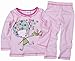 Girls Pink 'Hurrah Time For Bed' Long Leg Pyjamas - 12-18 Months