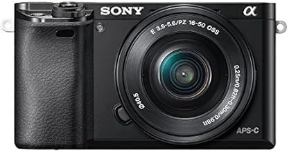 Sony Alpha 6000L Fotocamera Digitale Compatta con Obiettivo Intercambiabile, Sensore APS-C CMOS Exmor HD da 24,3 Megapixel, Obiettivo 16-50mm incluso, Nero