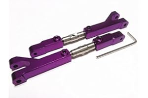 CrazyRacer H-P-I 1/8 Savage FLUX X XL 4.6 5.9 Bras supérieurs réglables avant/arrière en aluminium Violet Pièce de rechange H-P-I#85066 85067