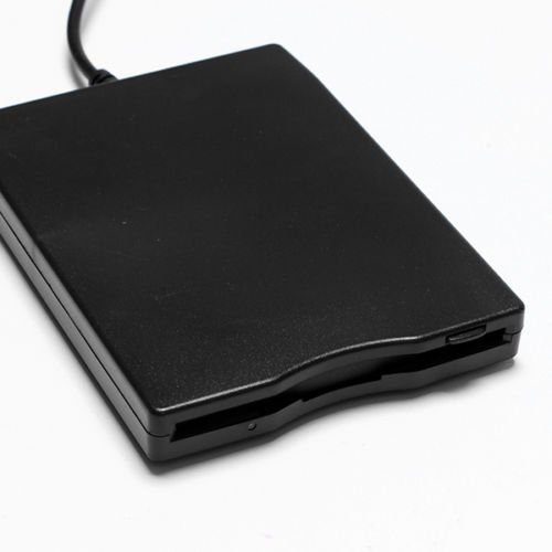 Schwarz 1.44 MB 3.5″ USB Platte External Diskettenlaufwerk Portable Floppy Disk Drive für Laptop PC - 3