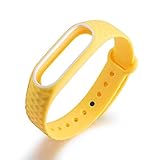 Modaworld Uhrenarmband für Xiaomi Mi Band 2 Armband 13mm, Soft Leichtgewicht Silikonband Sport Uhrenarmbänder Ersatband