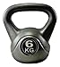 Produktbild BodyRip Vinyl Kettlebell, grau, 1 x 6 kg